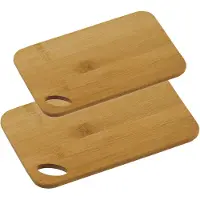 Kesper Bamboe houten snijplanken voordeel set in 2 verschillende formaten - Snijplanken