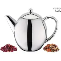 Karl Weis - Dubbelwandige Theepot - Met theefilter - 1.2 liter - Weis