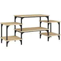 vidaXL Tv-meubel 117x35x52 cm bewerkt hout sonoma eikenkleurig