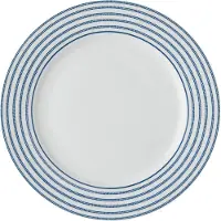 Laura Ashley Ontbijtbord Candy Stripe Blauw D 20 H 1,9 Cm