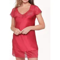 Lingadore Nachthemd Earth Red | Maat: 4XL | Kleur: Rood