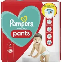 Pampers Baby Dry Luierbroekjes Maat 4 (9-15 Kg) 27 Stuks