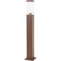 QAZQA Slimme buitenlantaarn roestbruin 80 cm incl. WiFi P45 - Malios