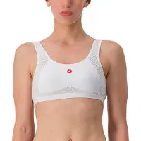 Castelli - Women's Rosso Corsa Bra - Fietsonderhemd M, wit/grijs