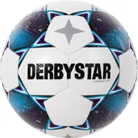 Derbystar Diamond II Voetbal Maat 5 Wit Blauw Paars