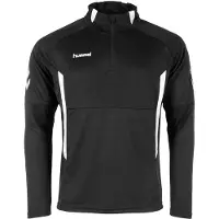 Hummel Authentic 1/4-Zip Trainingstrui Kids Zwart Wit