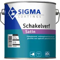 Sigma Schakelverf Satin | Zijdeglans Eén-pot-systeem 2,5 LTR - Wit