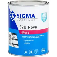 Sigma S2U Nova Gloss | Hoogglans Lakverf Binnen 1 LTR - Wit
