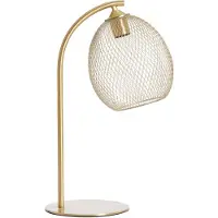 Light & Living Gouden tafellamp Moroc Ø 20cm