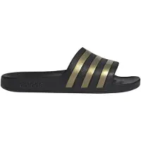 Adidas Muiltjes 'Adilette Aqua' limoen / zwart