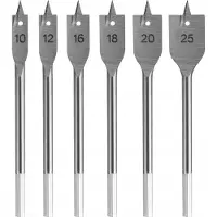 ABC-led Speedboren set - 6 delig - Houtbewerking