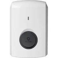 Alfen Eve Single S-line 11 KW | Socket | RFID kaartlezer | Loadbalancing | Kwh-meter | Wired | Wit