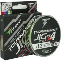 Intech Tournament JIG Style PE X4 #0.6 - 150m - 0.132mm - gevlochten vislijn