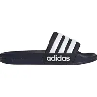 Adidas Muiltjes 'Adilette' donkerblauw / wit