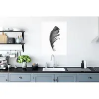 PosterMonkey Poster Veer - Zwart - Wit - Natuur - 60x80 cm