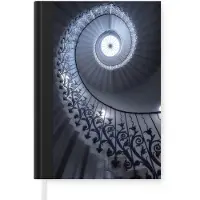 MuchoWow Notitieboek - Schrijfboek - Architectuur - Trap - Spiraal - Notitieboekje klein - A5 formaat - Schrijfblok