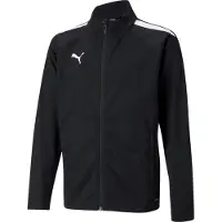 Puma teamLIGA Trainingsjack Kids Zwart Wit
