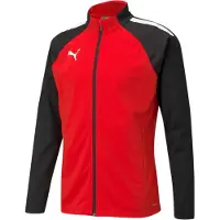 Puma teamLIGA Trainingsjack Rood Zwart