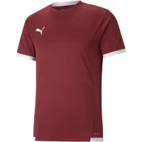 Puma teamLIGA Voetbalshirt Bordeauxrood Wit