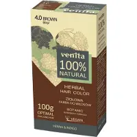 Venta 100% NATURAL BIO ORGANIC Henna HERBAL BOTANICAL PERMANENT VEGAN Haarverf 4.0 Brown/Bruin 100g
