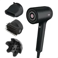 Shark HD120EU Style iQ Föhn en Styler - Ionische Haardroger - met Diffuser voor Krullen - Borstel Roterend - 2-in-1 Concentrator
