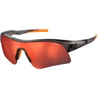 Polaroid Eyewear Polaroid XXL Orange Sports Master Grote Antislip Sport Zonnebril Hardloop Wielrenbril Wielrennen