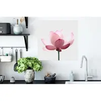 PosterMonkey Poster Bloemen - Roze - Natuur - Botanisch - 50x50 cm