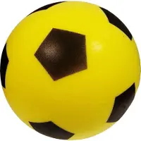 Androni Mini Foamvoetbal 12cm Geel