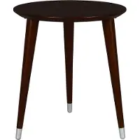 Novogratz Kennington|Eindtafel in houtlook Espresso gekleurd