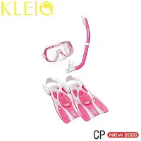 Tusa Sport Tusa Mini-Kleio Travel Junior Snorkelset Roze