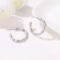 Fler | Eenvoudige Ronde Oorbellen | Zilverkleurig | Stijlvol | Trendy | Elegant | Modieus | Luxueus | Kerstcadeau | Sinterklaas cadeau | Valentijnsdag kado