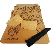 Samarali Moonrise Yoga Cadeaupakket - kurk yogamat / kurk blokken /draagriem / milieuvriendelijk