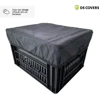 Ds Covers CRATE Fietskrathoes – Waterdicht – Regenhoes voor Fietskrat – Beschermt tegen Regen & Vuil – Maat M – Zwart –