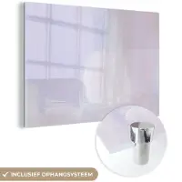 MuchoWow Glasschilderij 180x120 cm - Schilderij acrylglas - Pastel - Verf - Design - Foto op glas - Schilderijen