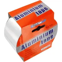 Work plus Work-Plus - Aluminium tape zilver 25 meter x 50mm x 0,03mm