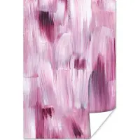 PosterMonkey Poster Kleuren - Verf - Schilderij - Roze - 60x90 cm