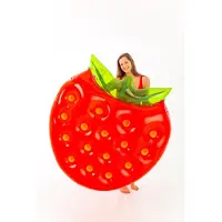 Didak Pool - Luchtbed - Grote Aardbei - 143x140x25 cm