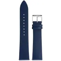 Junghans Form A / Form Chronoscope / Form Quartz - horlogebandje heren blauw- origineel - 21 mm - kalfsleer