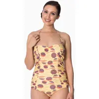Dancing Days - PARASOL RUCHING Badpak - XL - Creme