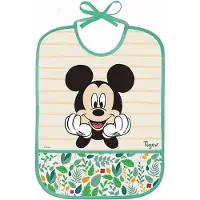 Tigex | Waterdichte Slabbetje | Disney Mickey | Groen | 6 m+ Groen