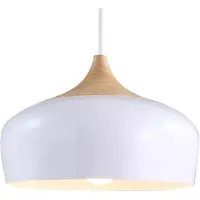Toolight Enkele Hanglamp Bari Wit