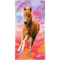 Penny Badlaken Saar - Badlaken - Strandlaken - 75 X 150 CM - Paarden Spullen - Paarden - Paard - Pony - Veulen - Badlaken Meisje - Handdoek