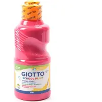 Giotto Tempera Schoolverf Junior van Magenta 250ml - Uitwasbare en Niet-toxische Schoolverf voor Kinderen