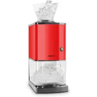 OneConcept Icebreaker ijs crusher 15 kg/u 3,5 liter ijsbeker inox rood
