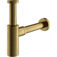 Hotbath Archie AR035 Sifon RVS 316 - Geborsteld Messing PVD - 8720629191942 - Wastafels, Sifons