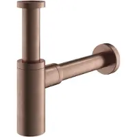 Hotbath Archie AR035 wastafelsifon rond geborsteld koper PVD