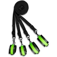 Ouch! Shots - ! Bevestigingsset voor Bedbindingen neon green/black