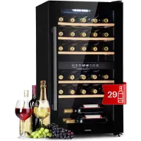 Klarstein Barossa 29 Duo wijnkoelkast 29 flessen 80 liter 2 zones toetsbediening
