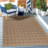 Muratap Natur vloerkleed denpasar buitenkleed sisal laagpolig indoor en outdoor beige 80x150 cm