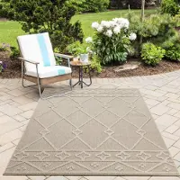 Muratap Natur vloerkleed lucia buitenkleed sisal laagpolig indoor en outdoor 140x200 cm